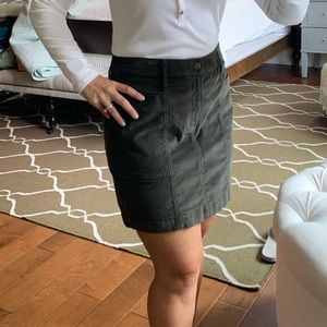 Olive Old Navy Corduroy Skirt - Worn 3 Times